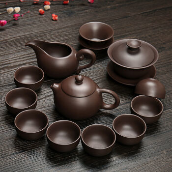 宜兴紫砂西施壶茶具套装 整套功夫茶具套装 原矿紫砂壶茶杯手工紫泥 西施壶小茶台 实木茶盘 西施壶盖碗茶具套装【图片 价格 品牌 报价】-京东